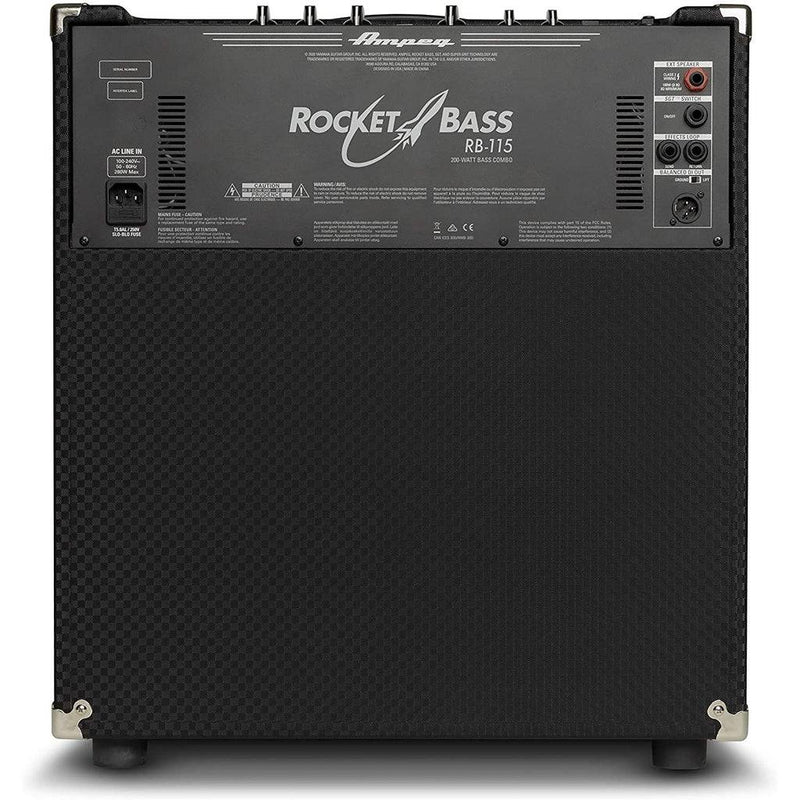 Ampeg Rocket Bass RB-115: Powerful 200-Watt 1x15" Bass Combo Amplifier for Unmatched Sound Quality